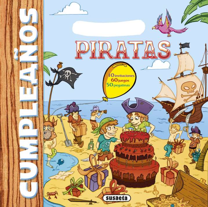 Juegos de Cumpleaños -Piratas- Susaeta Ediciones