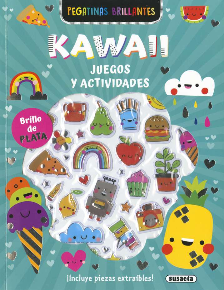 Kawaii - Pegatinas Brillantes- Susaeta Ediciones