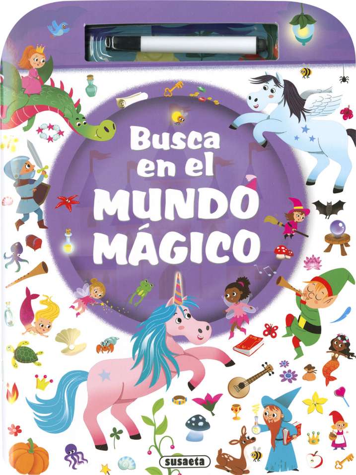 Busca, Señala y Borra -Mundo Mágico- Susaeta Ediciones