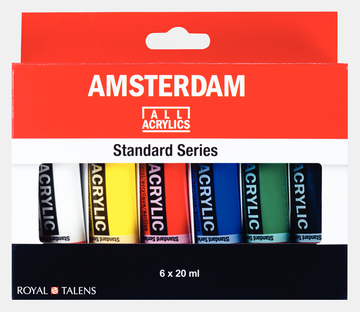 Acrílico Amsterdam Estuche 6x20 ml. Talens