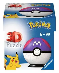 [11564 8] Puzzle 3D -Pokemon Masterball Morada- Ravensburger