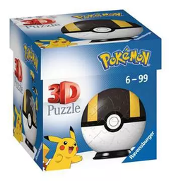 [11266 1] Puzzle 3D -Pokemon Hyperball Negra- Ravensburger