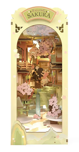 [TGB05] Kit Diorama Book Nook Librería -Falling Sakura- Rolife Robotime