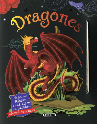 [S3483005] Dibujos para Colorear y Raspar -Dragones- Susaeta Ediciones