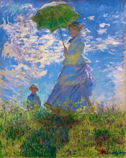 [CS-FA10115] Set Punto de Cruz -El Paseo, Monet- 32 x 40 cm. Figured´Art