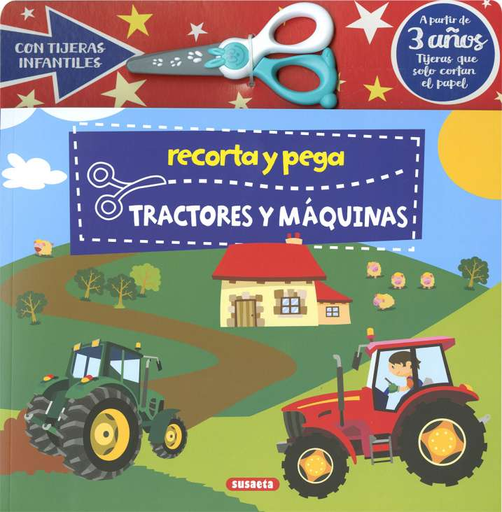 [S3447003] Recorta y Pega -Tractores y Máquinas- Susaeta