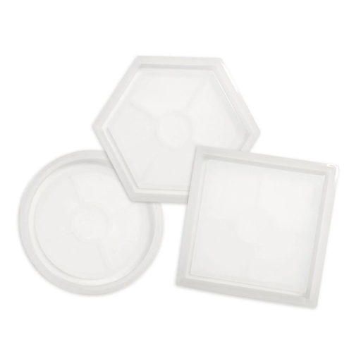 [661221] Moldes Silicona para Posavasos (3 pzs.) We R Memory Keepers