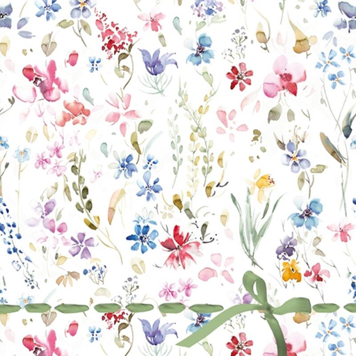 Servilleta 33 x 33 cm. -Pequeñas Flores Multicolores-