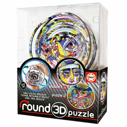 [19709] Puzzle 3D Round -Abstract- Educa