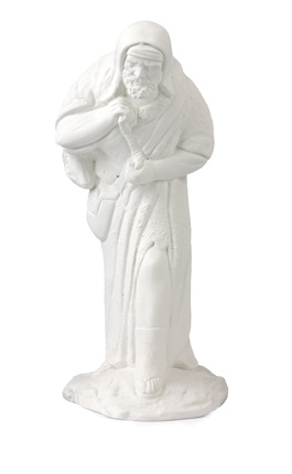 [ALA 0207] Pastor con Cordero 20 cm. Escayola