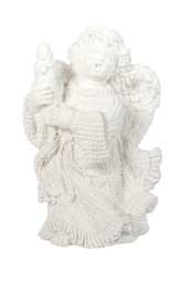 [ALA 1309 A] Angel Lana Vela 24 cm. Escayola