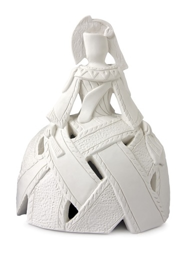 [ALA 9608 Peq.] Menina Trazos 17 cm. Escayola