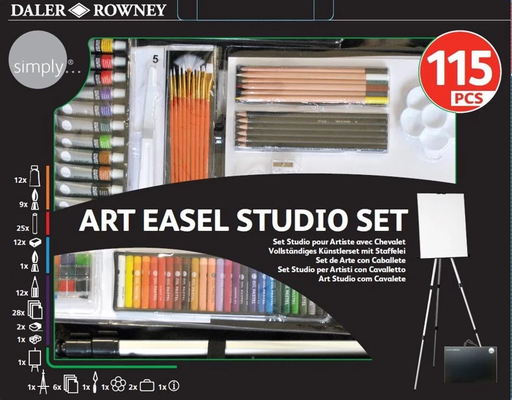 [196500604] Simply Set De Arte Esencial 115 Piezas Daler & Rowney