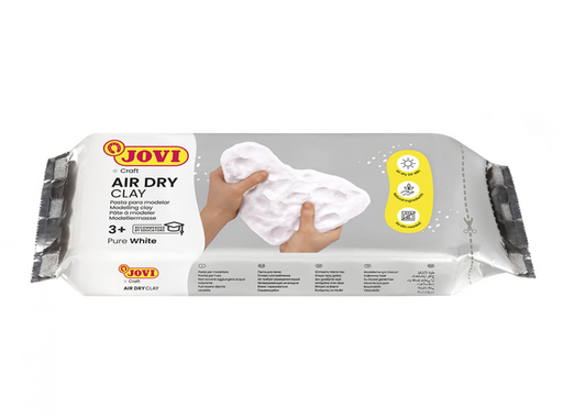 [85] Pasta de Modelar Blanca Air Dry Clay 500 gr. Jovi