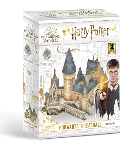 [DS1011H] Set Construcción -Gran Salón de Hogwarts- Cubic Fun 3D