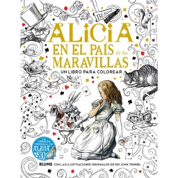 [011.97885663] Libro Colorear "Alicia en el País Maravillas" Edit. Blume