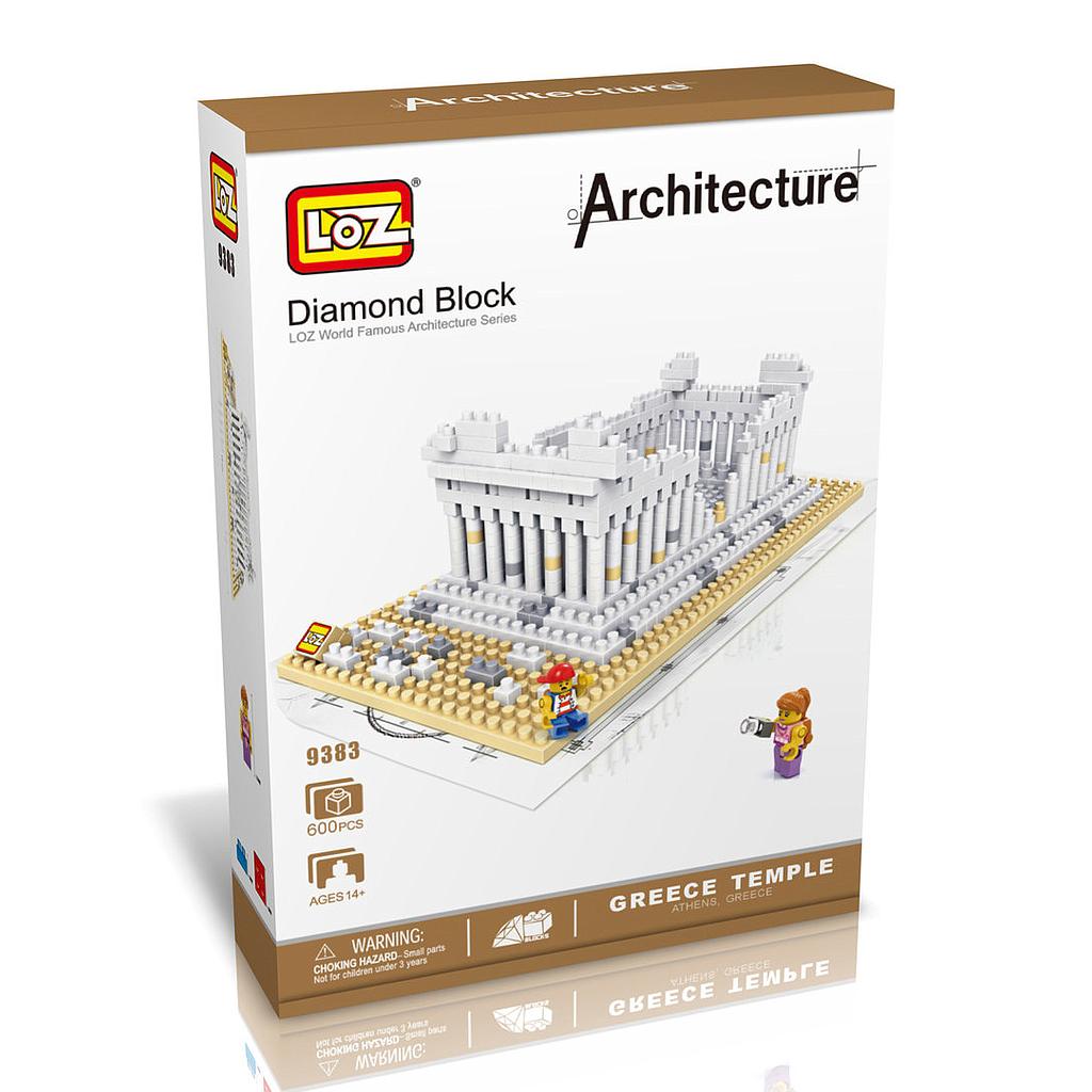 [9383] Partenón Atenas - 600 pzs. Loz Architecture
