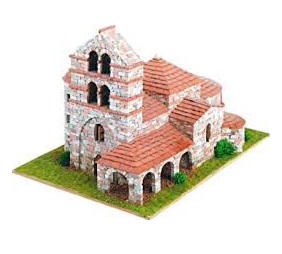 [40087] Set Románica 10 -San Salvador de Cantamuda- Domus Kits