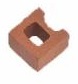 [01115] Medios Ladrillo Gero 1:10 15x15x10 mm. Domus Kits (25 pzs.)