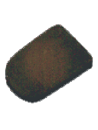 [01131] Teja Pizarra Curva Oscura 1:10 13x20x2 mm. Domus Kits (40 pzs.)
