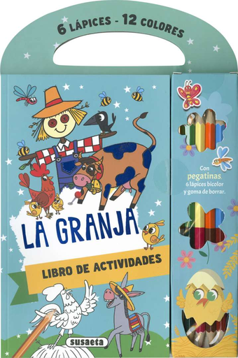 [S3619003] 6 Lápices, 12 Colores -La Granja- Susaeta Ediciones