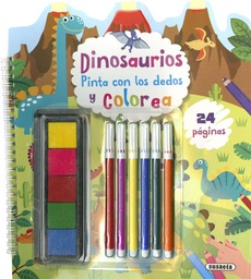 [S6088001] Pinta con los Dedos: Dinosaurios - Susaeta Ediciones
