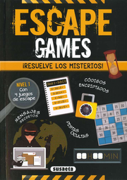 [S2176001] Escape Games. ¡Resuelve los Misterios! Nivel 1 - Susaeta Ediciones