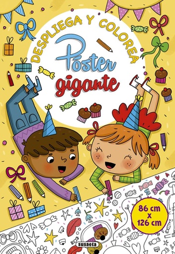 [S6044002] Despliega y Colorea -Poster Gigante- Susaeta