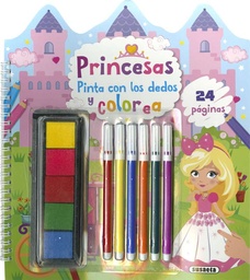 [S6088003] Pinta con los Dedos: Princesas - Susaeta Ediciones