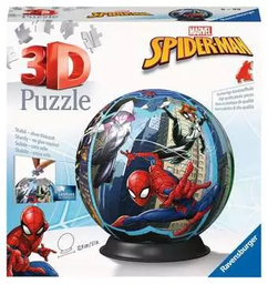[11563 1] Puzzle 3D Puzzle Ball -Spiderman- Ravensburger