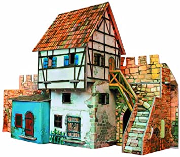 [250] Kit Construcción Cartón -Casa Muralla- Clever Paper