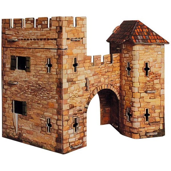 [2441] Kit Construcción Cartón -Puerta Antigua Medieval- Clever Paper