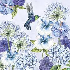 Servilleta 33 x 33 cm. -Hummingbird-