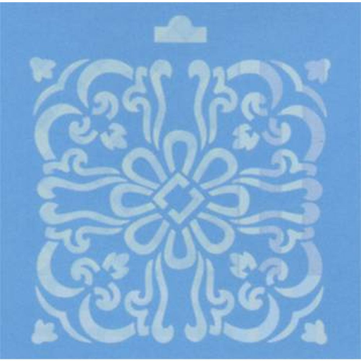 [STX-007] Plantilla Stencil 10 x 10 cm. -Azulejo- Litoarte