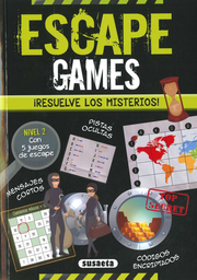 [S2176002] Escape Games. ¡Resuelve los Misterios! Nivel 2 - Susaeta Ediciones