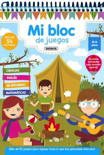 [S3352004] Mi Bloc de Juegos (8-9 años)- Susaeta Ediciones