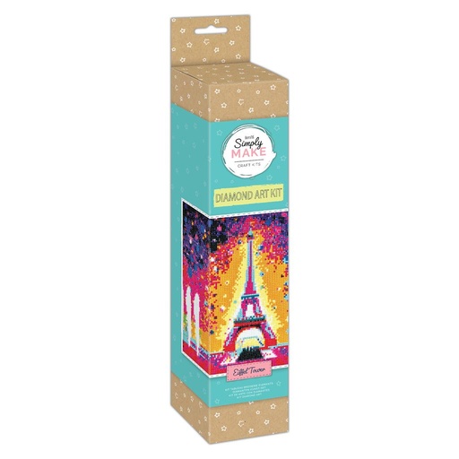 [DSM 105114] Set Pintar con Diamantes -Torre Eiffel- Simply Make