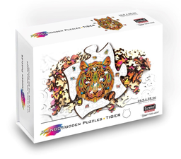 [3613] Puzzle Madera 138 piezas -Arcoiris Tigre- Eureka