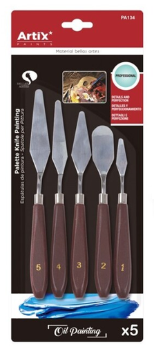 [PA134] Set Espátulas Metálicas Artix