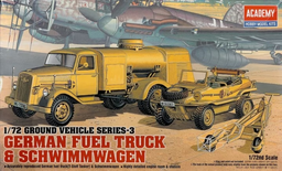 [13401] Vehículo Militar 1/72 -German Fueltank &amp; Shiwimm- Academy