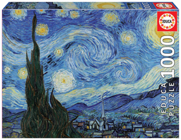 [19263] Puzzle 1000 piezas -Noche Estrellada, Van Gogh- Educa