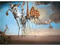 [2901N16175] Puzzle 1500 piezas -Tentanción de San Antonio, Salvador Dalí -Ricordi