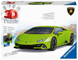[11559 4] Puzzle 3D Midi 140 piezas -Lamborghini Huracán EVO Verde- Ravensburger