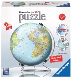 [12436 7] Puzzle Ball 540 pzs. Globo Terráqueo Ravensburger