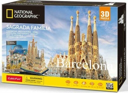 [DS0984H] Set Construcción -La Sagrada Familia- National Geographic- Cubic Fun 3D