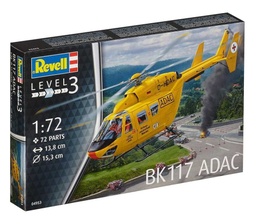 [04953] Helicóptero 1/72 BK-117 ADAC Revell