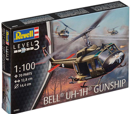 [04983] Helicóptero 1/100 -Bell UH-1H Gunship- Revell