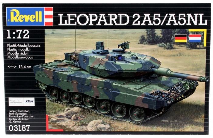 [03187] Carro 1/72 Tanque -Leopard 2A5/A5NL- Revell