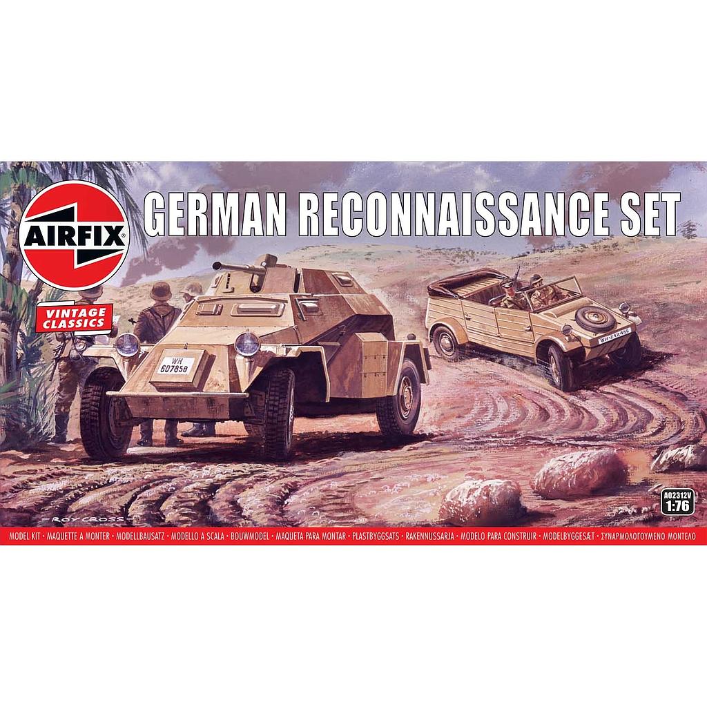 [A02312V] Vehículos 1/76 -Set German Reconnaissance- Airfix