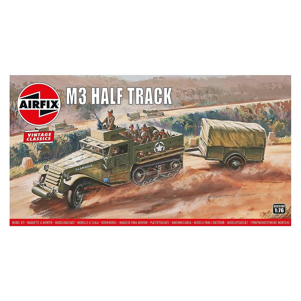 [A02318V] Vehículo 1/76 Half Track M3- Airfix